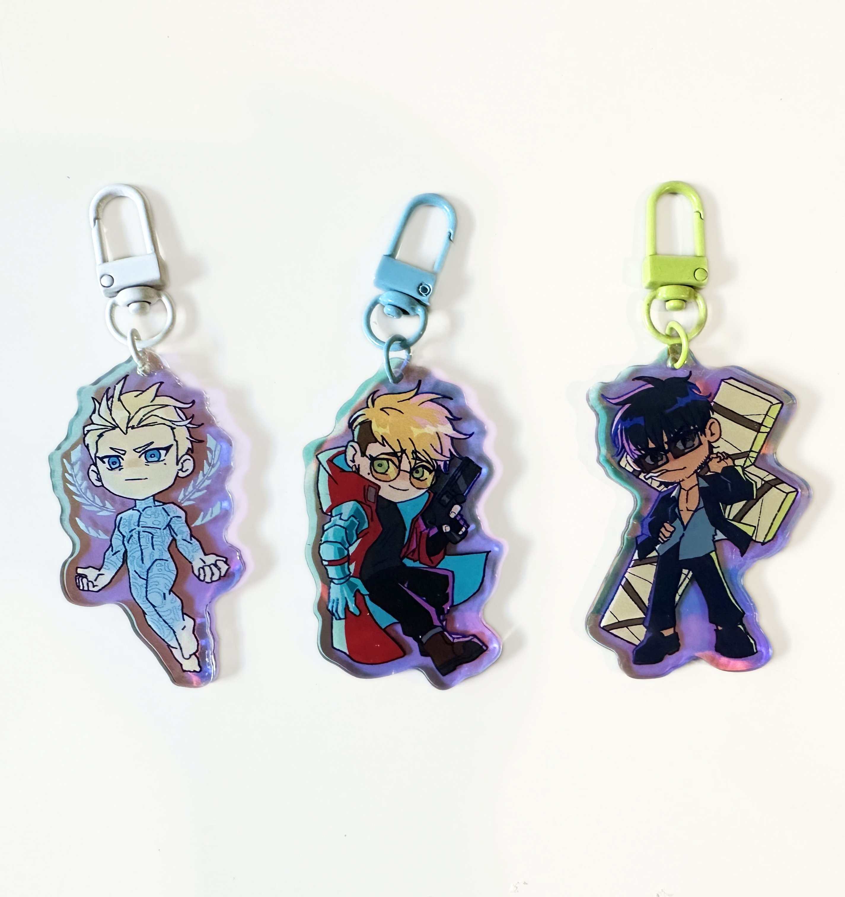 Trigun Chibi Charm Keychains