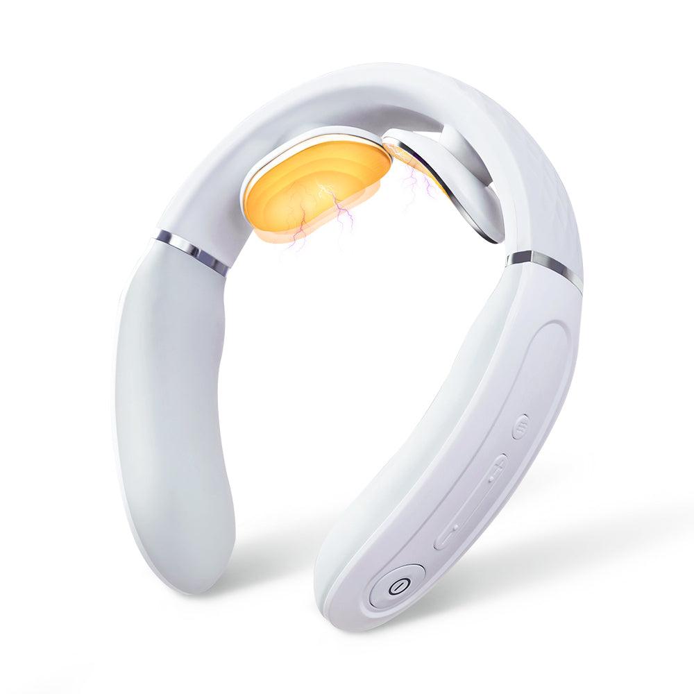 High-quality Electric Neck Massager With Heating And Kneading Massage, 3  Heating Levels 6 Modes 15 Intensity Levels, Rechargeable And Effective To Soothe  Neck Muscles. Advanced Screen Display And Skin-friendly Design. Healthy Gift