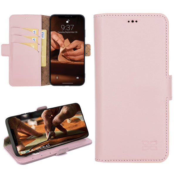 Uitgaand donker Grootste Bouletta - iPhone 13 - BookCase - Nude Pink – CoverHoesjes.nl