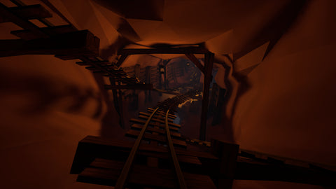 Roller coaster souterrain