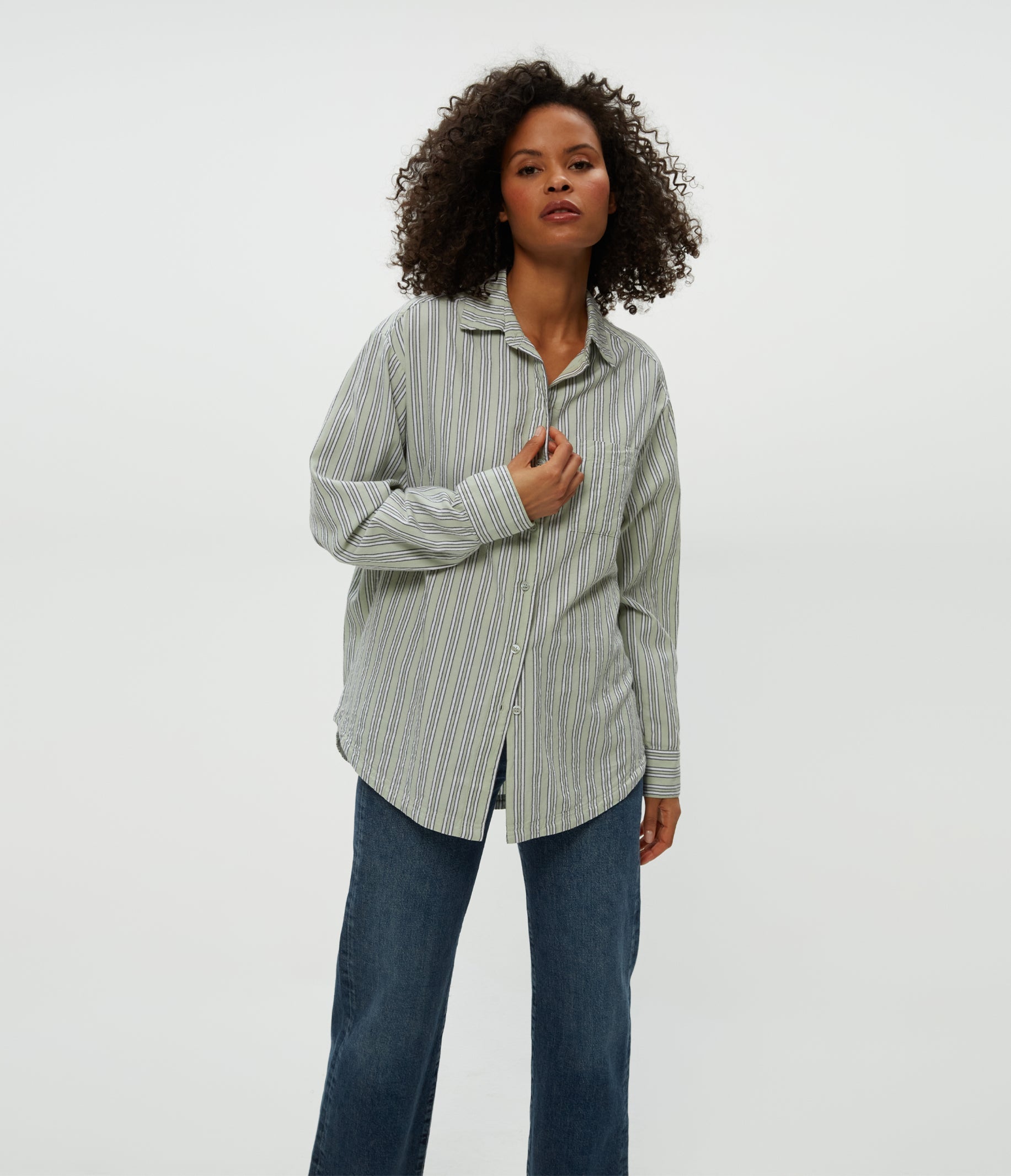 Beau Oversized Button Down