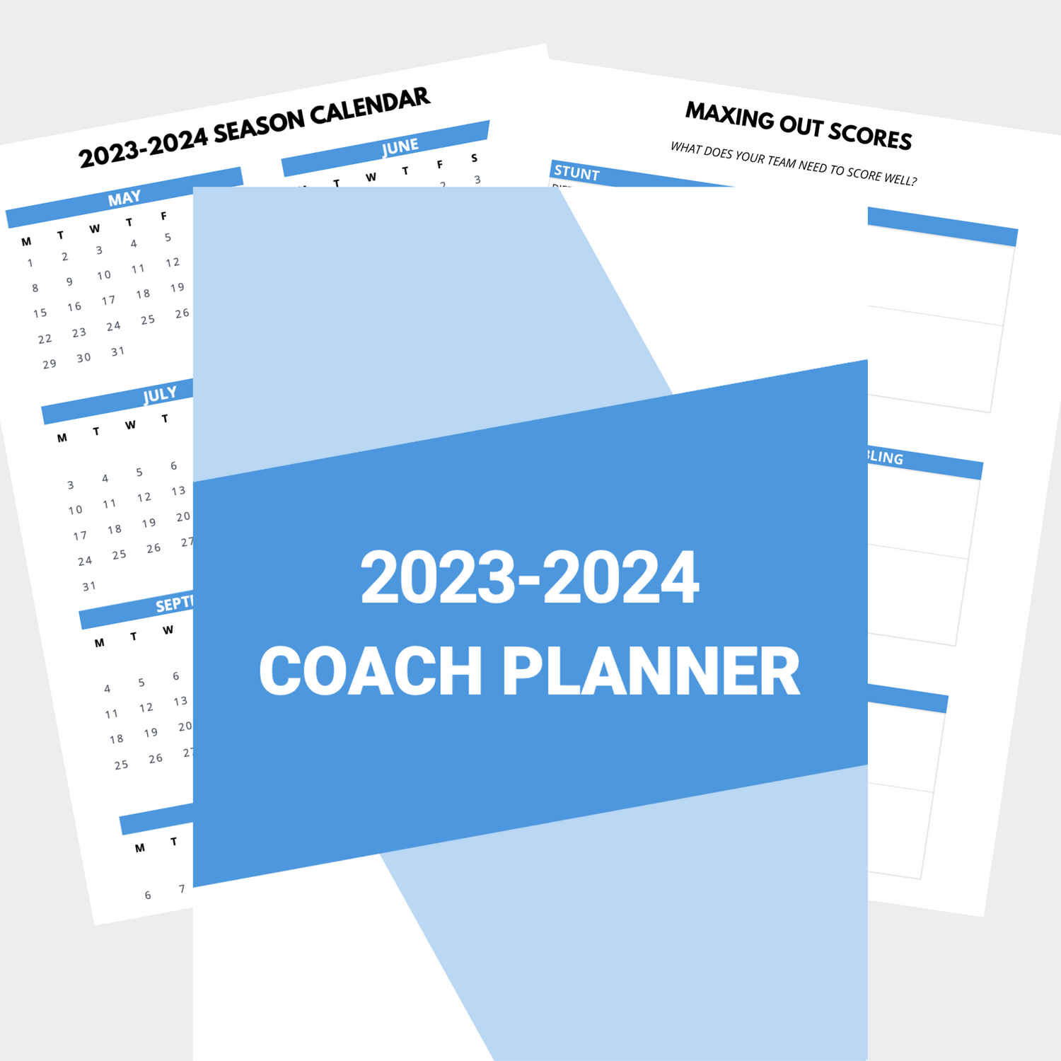 TheCheerBuzz Shop - Cheerleading Coach Planners