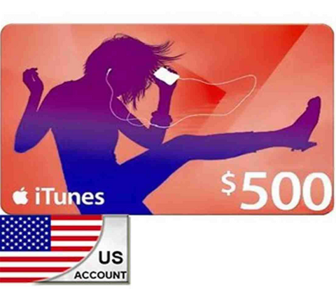 Is iTunes $500 card single?