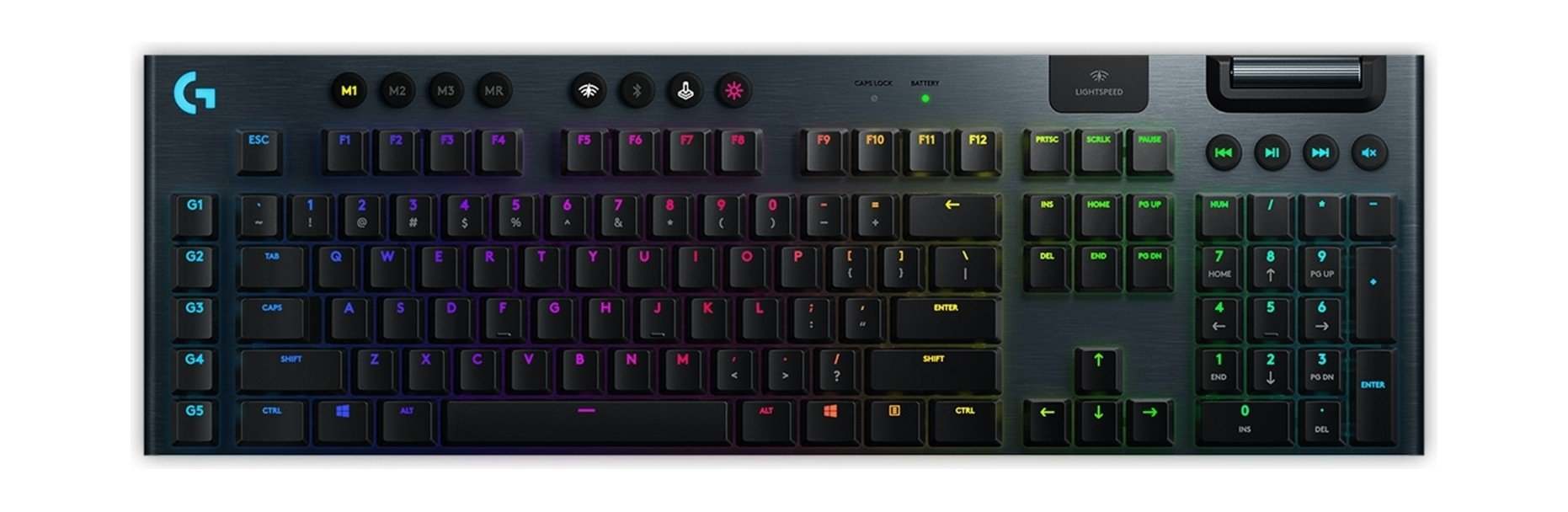 Logitech G915 Lightspeed Wireless RGB Mechanical Gaming Keyboard - Cli -  Think24 Gaming & Gadgets Qatar