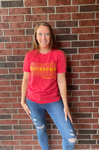 Red & Yellow KC Tee