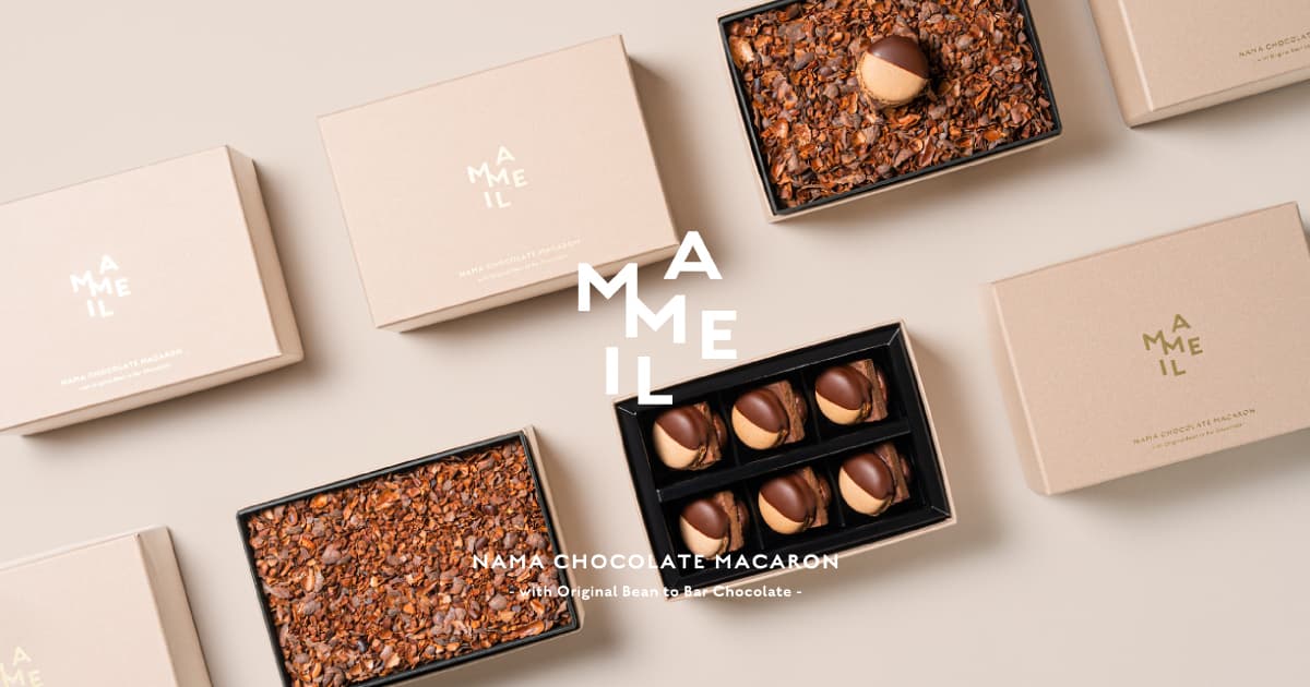 MAMEIL NAMA CHOCOLATE MACARON | マメイル 生チョコレートマカロン専門店