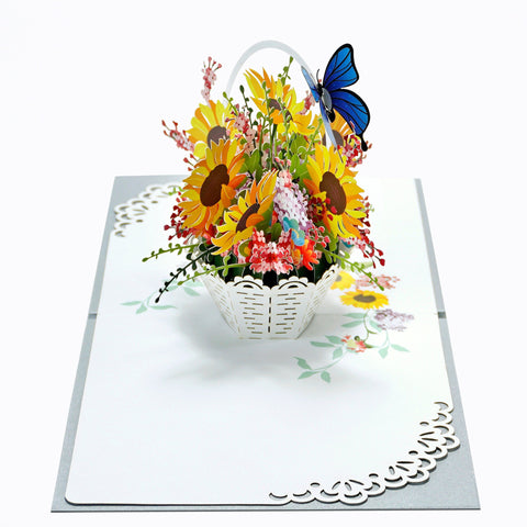Happy International Women’s Day with Flower 3D Greeting Popup Card