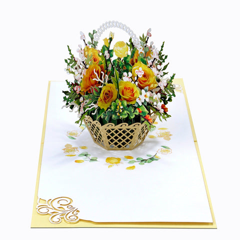 Happy International Women’s Day with Flower 3D Greeting Popup Card