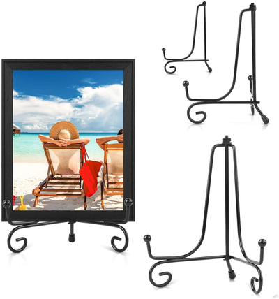  TR-LIFE 4 Pack 3 Inch Plate Stands for Display - Plate Holder  Display Stand + Metal Frame Holder Stand for Picture, Decorative Plate,  Photo Easel, Tabletop Art (Gold 4 Pack) : Home & Kitchen