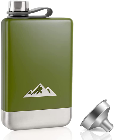  Stanley Adventure Stainless Steel Shots + 8oz Flask Gift Set  Hammertone Green : Home & Kitchen