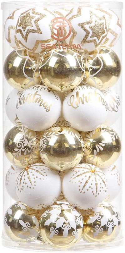 Valery Madelyn 30ct 2.36 Inches Christmas Ornaments Set, Black and