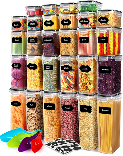 DecorRack Food Storage Container, 5 Quarts, BPA Free- Plastic