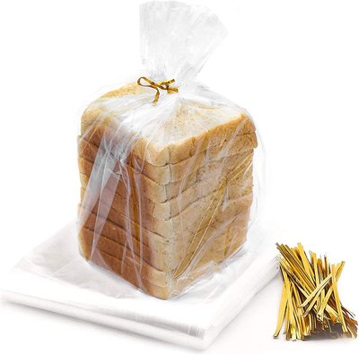 Bag Tek Clear Plastic Bread Bag - Micro-Perforated, with Wicket