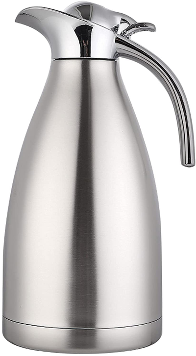 61 Oz Thermal Coffee Carafe,1.8L Stainless Steel Thermos Carafe