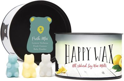 Scented Soy Wax Melts, Set of 12 Assorted 2.5oz Wax Cubes/Tarts