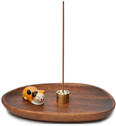 Incense Burner Holder - Woodburner - Ash Catcher Incense - Handmade Large  Incense Holder for Aromatherapy