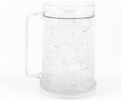  EASICOZI Cute Shape Frosty Freezer Ice Mugs with Straw