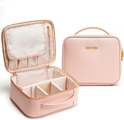 ROWNYEON Travel Makeup Bag Organizer Makeup Train Case Portable Profes –  SHANULKA Home Decor