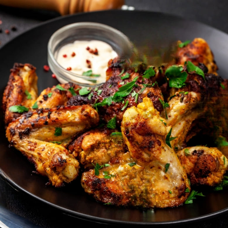 Curry Baked Chicken Wings