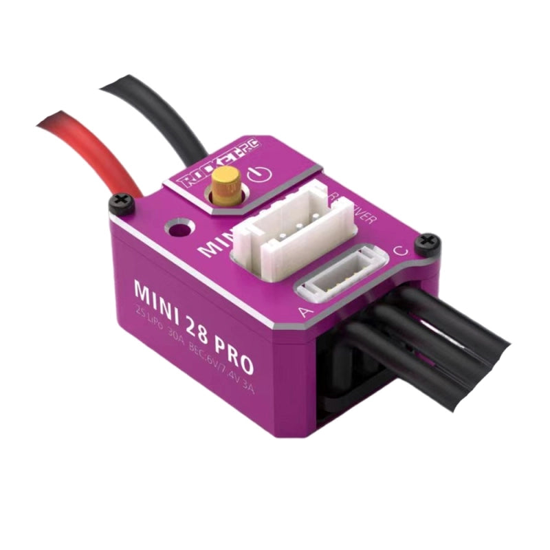 Rocket MINI28 PRO Sensored Brushless ESC 30A (VARIOUS COLORS)