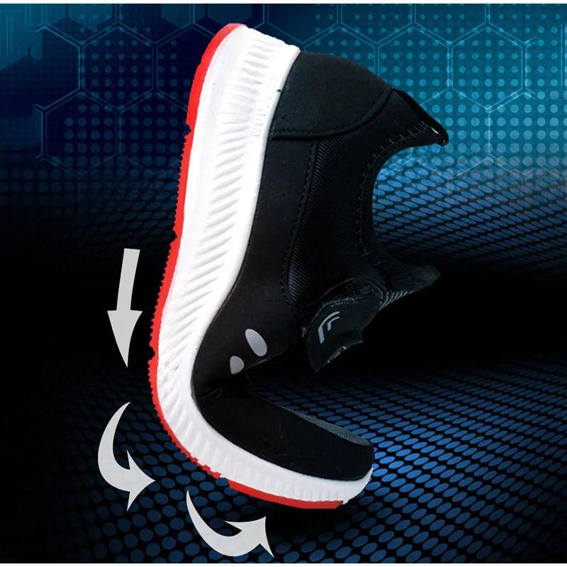 Zapatos deportivos ortopédicos de malla vulcanizada con hebilla para mujer - Gillo - Confort ortopédico