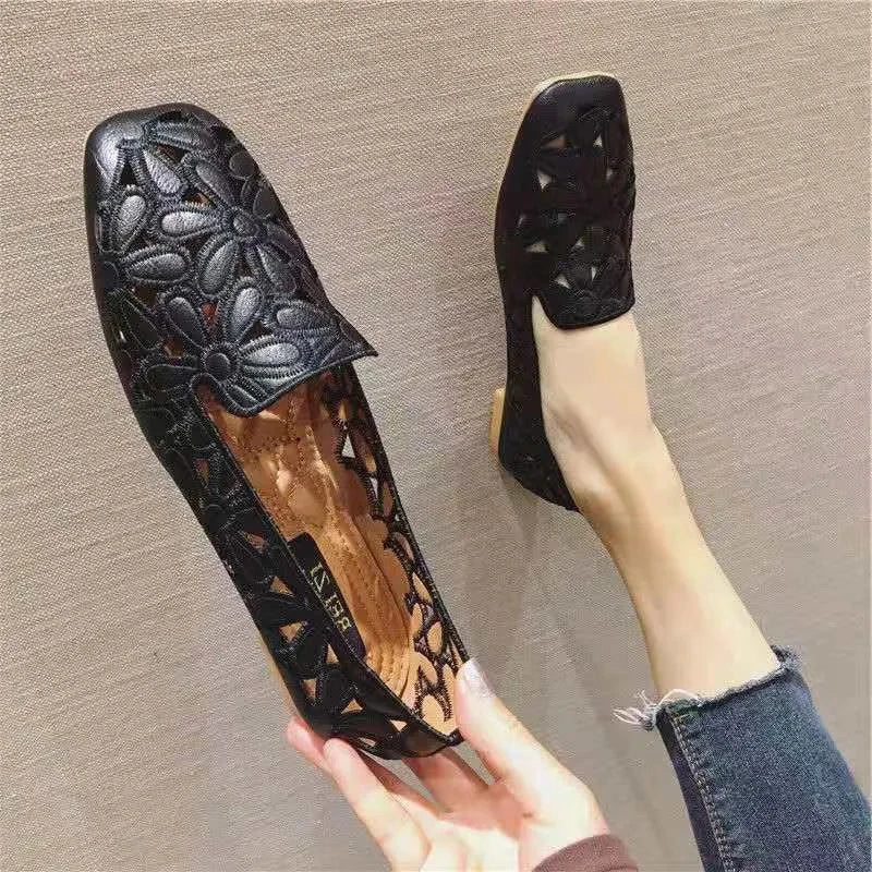 Chaussures orthopédiques d'été à bout carré pour femmes - Umita - Confort Orthopédique