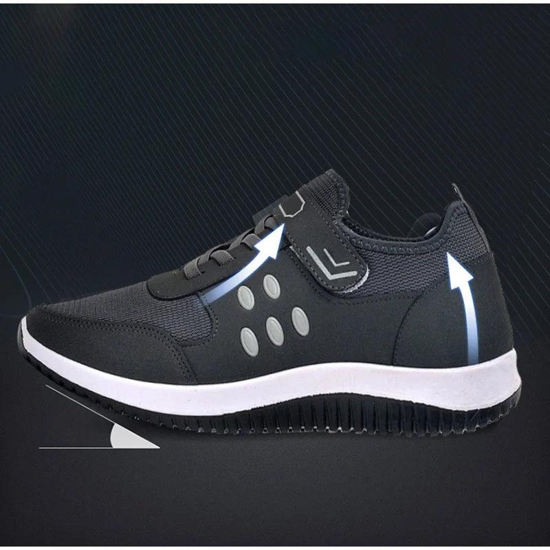 Zapatos deportivos ortopédicos de malla vulcanizada con hebilla para mujer - Gillo - Confort ortopédico