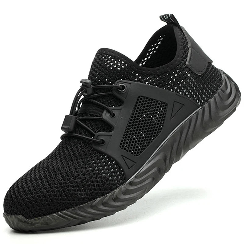 Zapatos de seguridad ligeros con puntera de acero para hombre y mujer - Acero - Confort ortopédico
