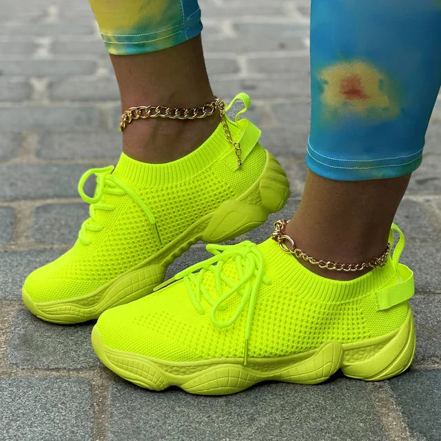 Chaussures orthopédiques de sport d'extérieur à lacets pour femmes - Tracy - Confort Orthopédique