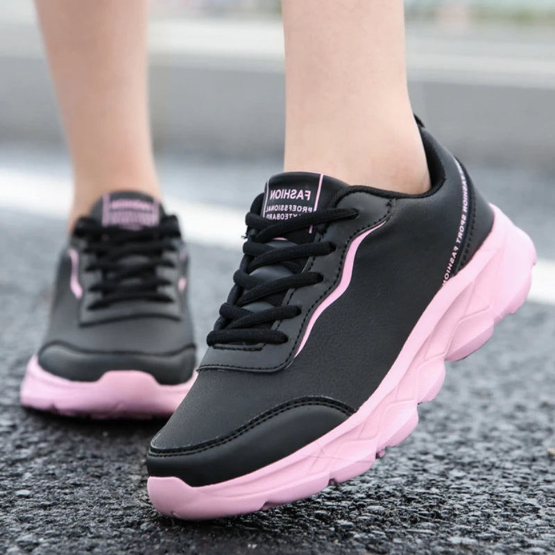 Scarpe ortopediche vulcanizzate in pelle PU da donna - Sylvi - Comfort ortopedico