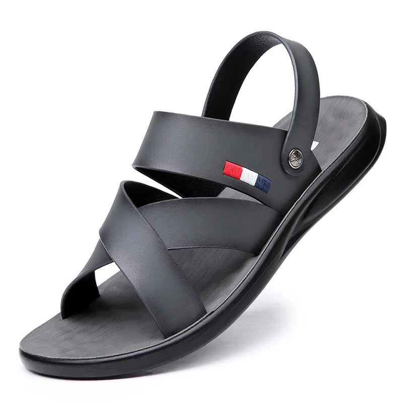 Sandalias de cuero para hombre, para exteriores - Gentel - Confort ortopédico