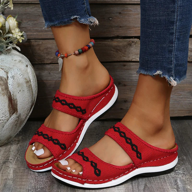 Sandalias de cuña Sarla - Confort ortopédico
