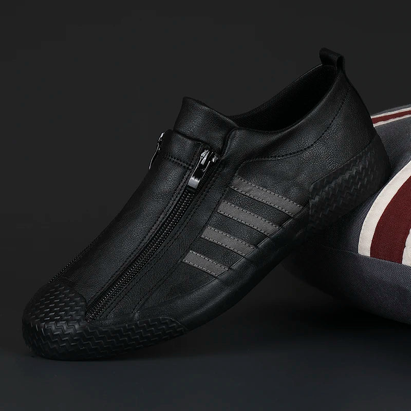 Zapatos de cuero cómodos Clarks para hombre - Confort ortopédico