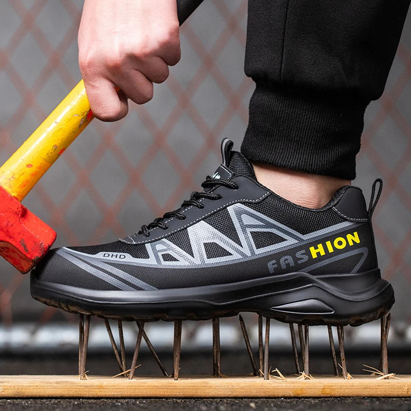 Chaussures de sécurité Anti-écrasement et Anti-perforation pour hommes - Gore-bex - Confort Orthopédique