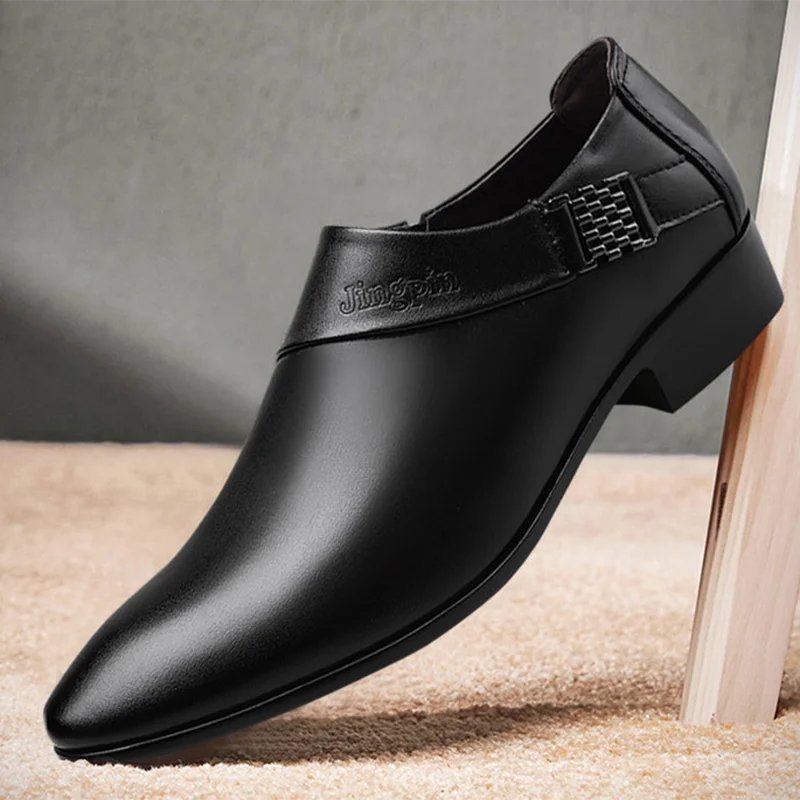 Zapatos de trabajo de cuero para hombre - DAKY - Confort ortopédico