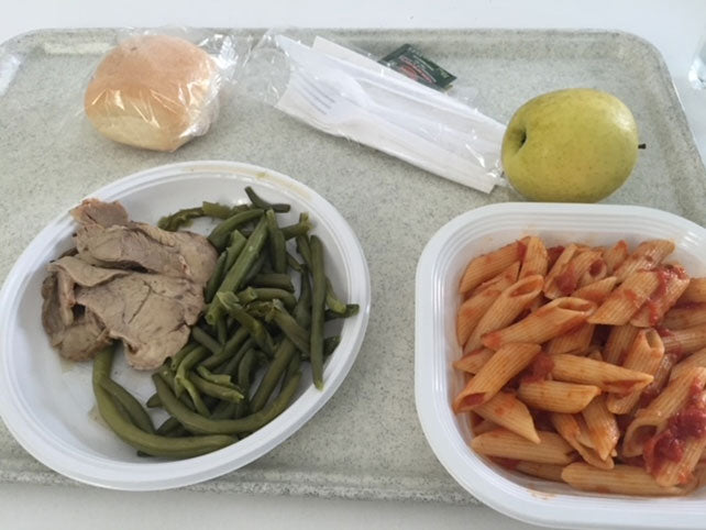 イタリアの病院食