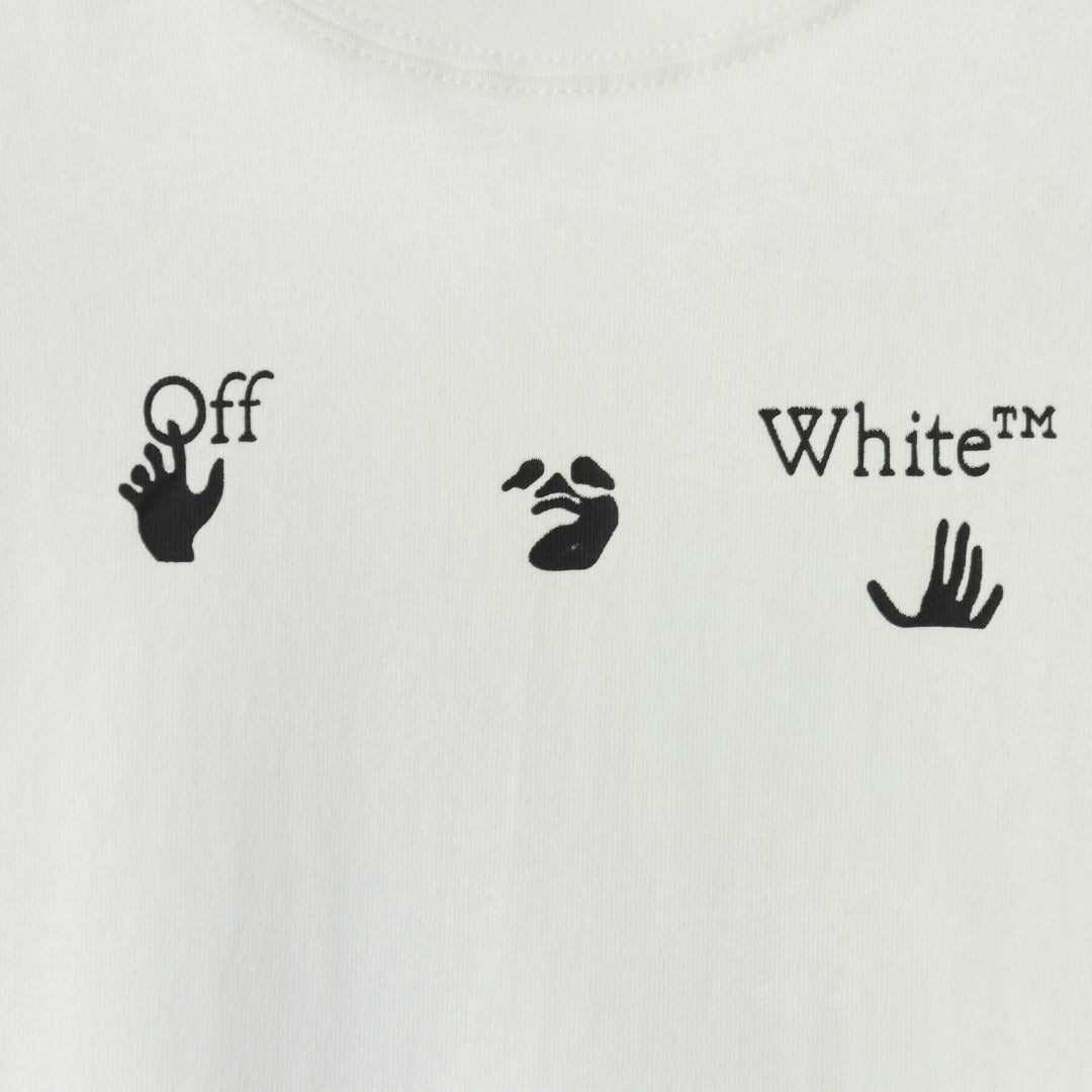 off white circle logo t shirt