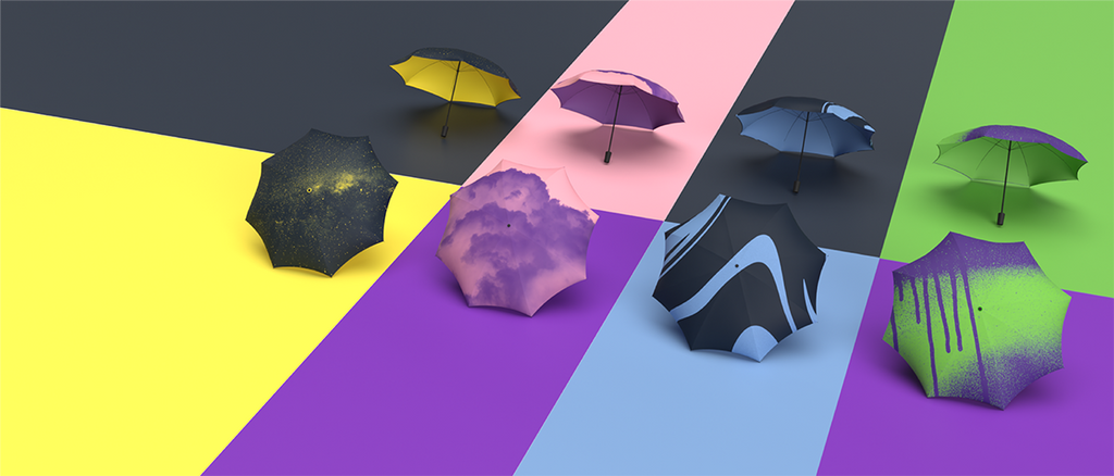 jumble umbrellas