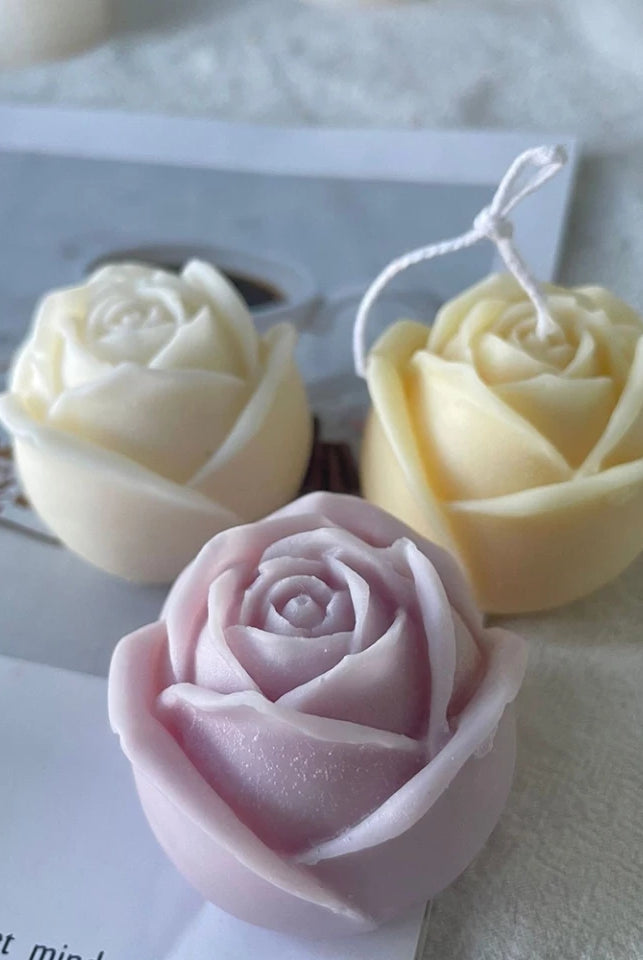 Large Rose Moulds (Pink)