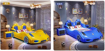 JY02 children's car bedroom set - Fun & Comfortable Sleeping Adventure