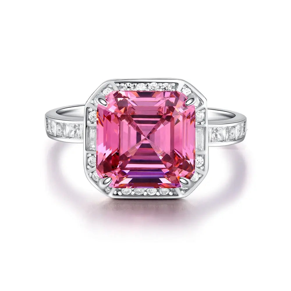 5-carat Blushing Beauty Lab-Created Pink Dimond Ring Yorkerla Jewellery