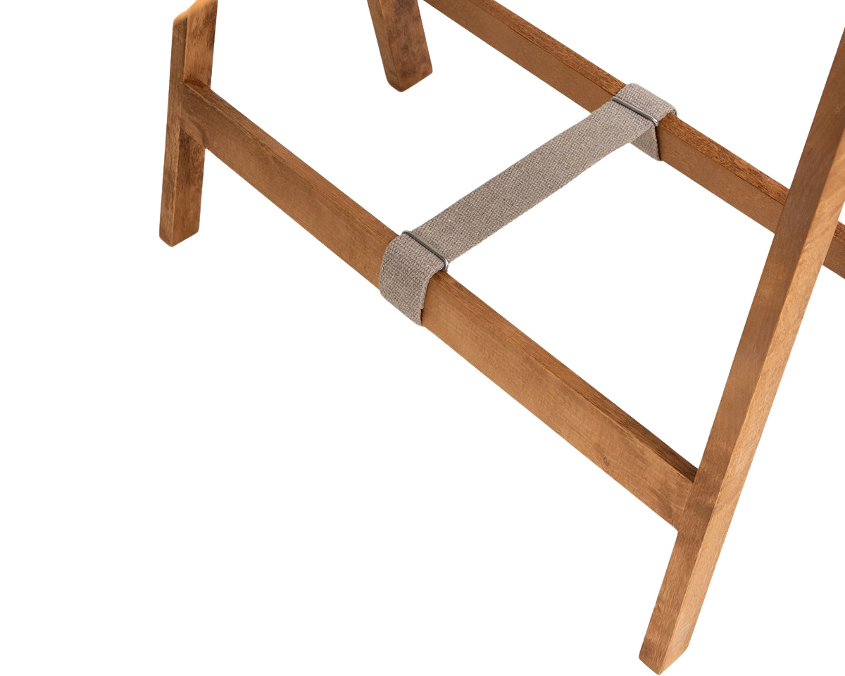 Folding Flat Trestle Table | Warm Brown Birch