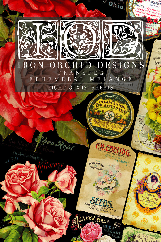 IOD Elysium Decor Transfer by Iron Orchid Designs