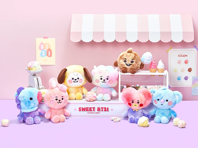 Baby BT21 Cotton Candy Plushies
– NaeSarang Shop
