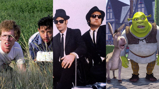 Napoleon Dynamite, The Blues Brothers & Shrek.