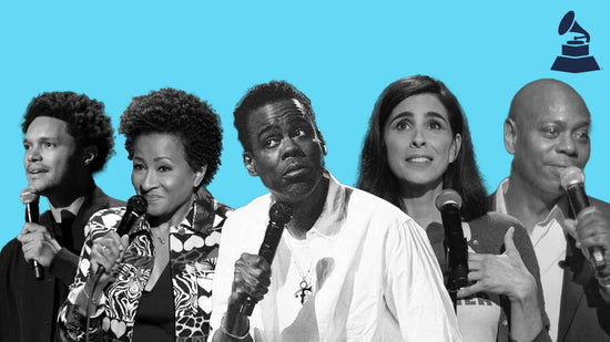 Trevor Noah, Wanda Sykes, Chris Rock, Sarah Silverman, Dave Chappelle. 2024 GRAMMY Nominations.