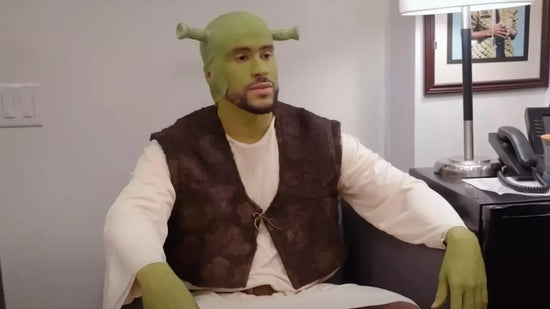 Bad Bunny as Shrek on SNL.