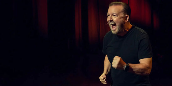 Ricky Gervais: Armageddon. Courtesy of Netflix.