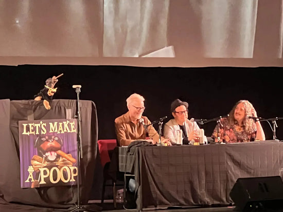 Adam Savage, Rob Schneider & Weird Al Yankovic at SF Sketchfest 2024.