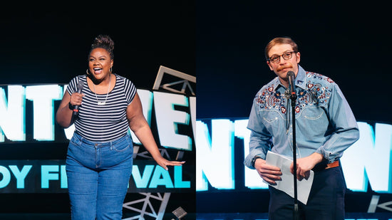 Nicole Byer & Joe Pera at Moontower Comedy Festival.